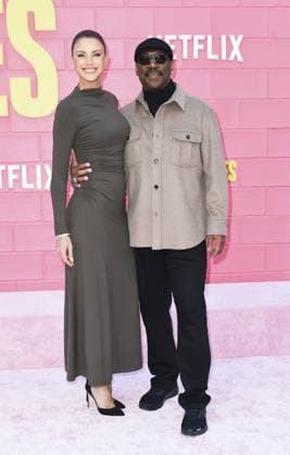 Paige Butcher, Eddie Murphy at arrivals for ROOMMATES Premiere, The Egyptian Theatre Hollywood, Los Angeles, CA, April 13, 2026. Photo By: Elizabeth Goodenough Everett Collection ROOMMATES Premiere PUBLICATIONXNOTxINxCANxCHNxFRAxITAxJPNxNORxPOLxRUSxESPxUKxUSA