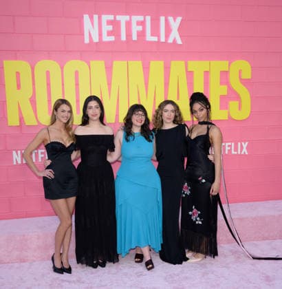 Roommates Premiere - Los Angeles, USA LOS ANGELES, USA. April 13, 2026: Chloe East, Sadie Sandler, Chandler Levack, Jaya Harper & Bella Murphy at the premiere for Roommates at the Egyptian Theatre. Los Angeles CA USA  Copyright: xPaulxSmith Featureflashx