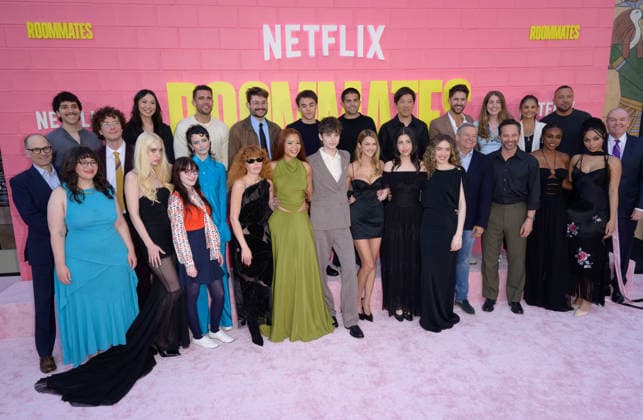Roommates Premiere - Los Angeles, USA LOS ANGELES, USA. April 13, 2026: Martin Herlihy, Chandler Levack, Storm Reid, Aidan Langford, Chloe East, Sadie Sandler, Jaya Harper, Bella Murphy, Billy Bryk, Sarah Sherman, Ivy Wolk & Others at the premiere for Roommates at the Egyptian Theatre. Los Angeles CA USA Copyright: xPaulxSmith Featureflashx