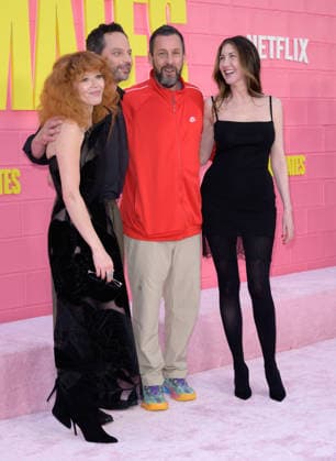 Roommates Premiere - Los Angeles, USA LOS ANGELES, USA. April 13, 2026: Natasha Lyonne, Nick Kroll, Adam Sandler & Jackie Sandler at the premiere for Roommates at the Egyptian Theatre. Los Angeles CA USA  Copyright: xPaulxSmith Featureflashx