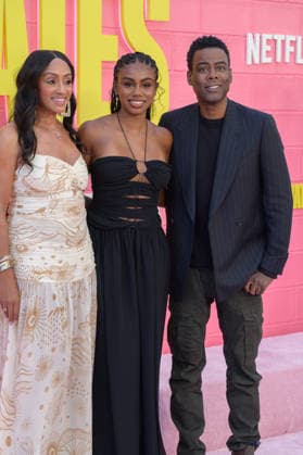 Roommates Premiere - Los Angeles, USA LOS ANGELES, USA. April 13, 2026: Malaak Compton-Rock, Zahra Rock & Chris Rock at the premiere for Roommates at the Egyptian Theatre. Los Angeles CA USA  Copyright: xPaulxSmith Featureflashx