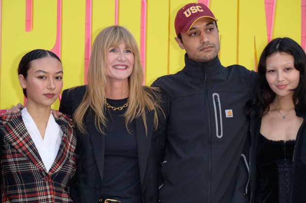 Roommates Premiere - Los Angeles, USA LOS ANGELES, USA. April 13, 2026: Harris Harper, Laura Dern, Charles Joseph Harper & Luna Li at the premiere for Roommates at the Egyptian Theatre. Los Angeles CA USA  Copyright: xPaulxSmith Featureflashx