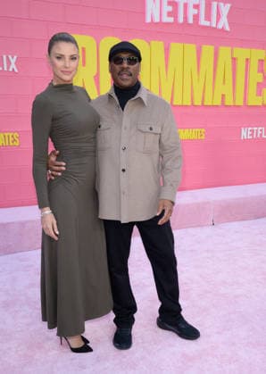 Roommates Premiere - Los Angeles, USA LOS ANGELES, USA. April 13, 2026: Eddie Murphy & Paige Butcher at the premiere for Roommates at the Egyptian Theatre. Los Angeles CA USA  Copyright: xPaulxSmith Featureflashx