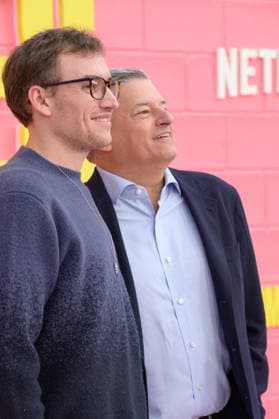 Roommates Premiere - Los Angeles, USA LOS ANGELES, USA. April 13, 2026: Tony Sarandos & Ted Sarandos at the premiere for Roommates at the Egyptian Theatre. Los Angeles CA USA  Copyright: xPaulxSmith Featureflashx