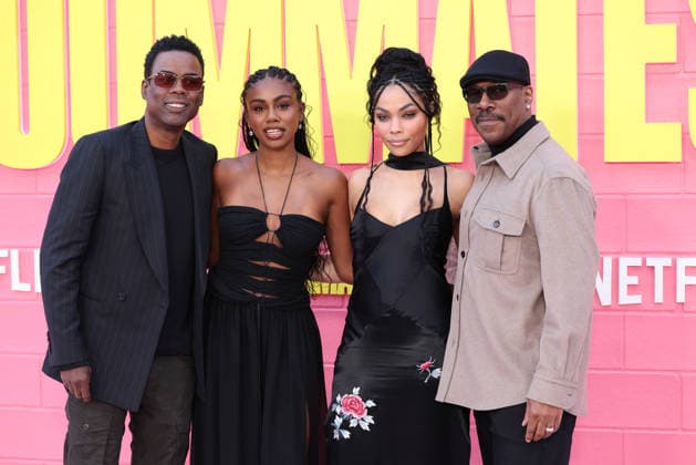 Los Angeles Premiere Of Netflix s Roommates Chris Rock, Zahra Rock, guest and Eddie Murphy at the Los Angeles Premiere Of Netflix s Roommates held at The Egyptian Theatre on April 13, 2026 in Hollywood, Los Angeles, California, United States., Credit:Xavier Collin Avalon United States, California, Hollywood  Copyright: xXavierxCollinx xAvalonx 1090799109