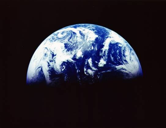 RECORD DATE NOT STATED Photo of Earth from Space NASA photograph of Earth from space, featuring Antarctica at the bottom and dawn rising over the Pacific Ocean, captured by the Galileo spacecraft from a distance of 1.9 million km (1.2 million miles). December 1992. Editorial use only. All uses to be cleared in advance with World History Archive, or the designated agent of World History Archive., WHA_006_0575.jpg, NASA; Galileo spacecraft; 1992; Earth observation; Space exploration; Antarctica; Pacific Ocean; Space Age; Planetary science; Remote sensing; Robotic exploration; Scientific photography; United States space program; Geospatial data; Environmental monitoring; Spacecraft imaging; Astronomy history; Post-Cold War era; Space missions; Copyright: xx