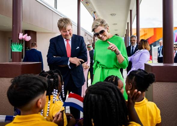 MIAMI - King Willem-Alexander and Queen Maxima visit the Henry Mack School. The visit was part of a three-day working visit to Philadelphia, Washington D.C., and Miami in the United States (US). REMKO DE WAAL ANP netherlands out - belgium out  Copyright: xx x555795591x originalFilename: 555795591.jpg