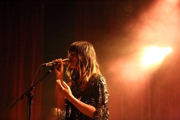 Melody Prochet aka Melodys Echo Chamber at a concert at the Lido in Berlin, April 14, 2026 Melodys Echo Chamber concert Berlin