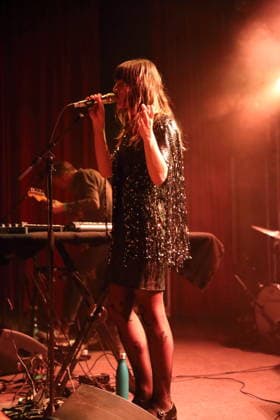 Melody Prochet aka Melodys Echo Chamber at a concert at the Lido in Berlin, April 14, 2026 Melodys Echo Chamber concert Berlin