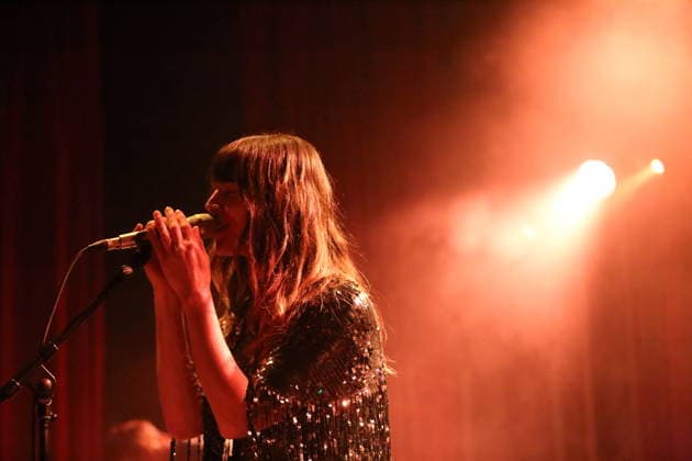 Melody Prochet aka Melodys Echo Chamber at a concert at the Lido in Berlin, April 14, 2026 Melodys Echo Chamber concert Berlin