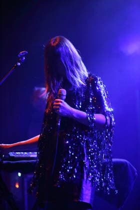 Melody Prochet aka Melodys Echo Chamber at a concert at the Lido in Berlin, April 14, 2026 Melodys Echo Chamber concert Berlin