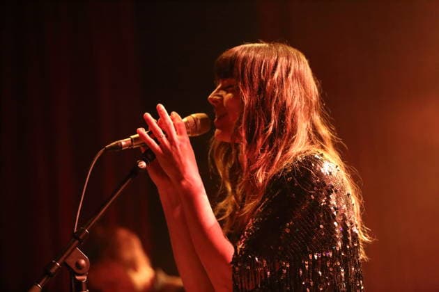 Melody Prochet aka Melodys Echo Chamber at a concert at the Lido in Berlin, April 14, 2026 Melodys Echo Chamber concert Berlin