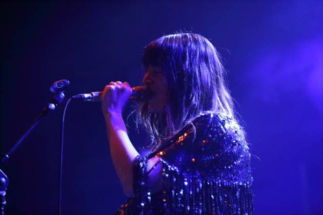 Melody Prochet aka Melodys Echo Chamber at a concert at the Lido in Berlin, April 14, 2026 Melodys Echo Chamber concert Berlin
