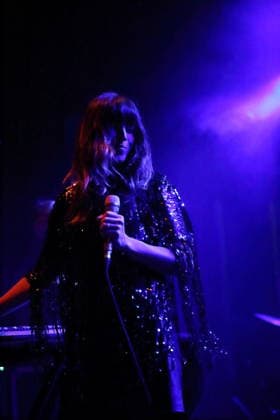 Melody Prochet aka Melodys Echo Chamber at a concert at the Lido in Berlin, April 14, 2026 Melodys Echo Chamber concert Berlin