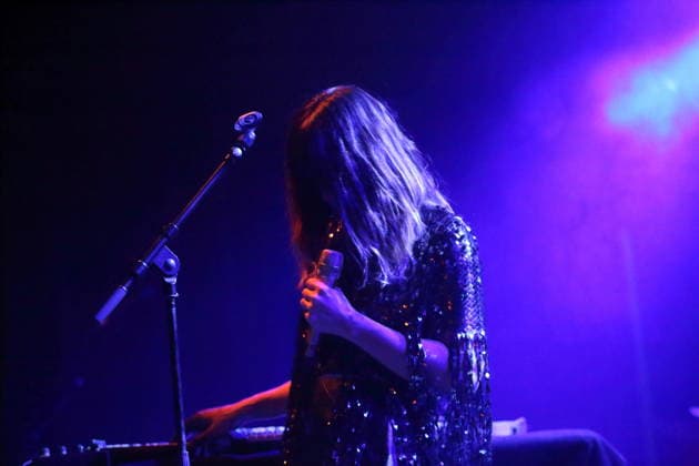 Melody Prochet aka Melodys Echo Chamber at a concert at the Lido in Berlin, April 14, 2026 Melodys Echo Chamber concert Berlin