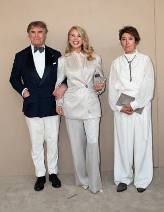 Brunello: The Gracious Visionary New York Gala Screening Featuring: Brunello Cucinelli, Christie Brinkley and Federica Benda Where: New York, New York, United States When: 15 Apr 2026 Credit: Janet Mayer INSTARimages.com EDITORIAL USE ONLY. NOT FOR USE BY NEWSPAPERS BASED IN THE UK. Copyright: xx instar55617155