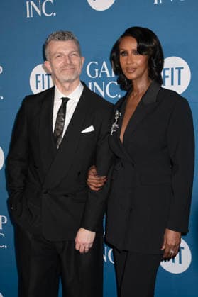 NEW YORK, NY APRIL 14 Jason Schupbach and Iman at the 2026 FIT Annual Gala Honoring Richard Dickson at the Cathedral of St John the Divine on April 14, 2026 in New York City Credit Jack Fycke AdMedia 455055 2026 04 14 New York New York City  Copyright: xAdMediax STAR_455055_001