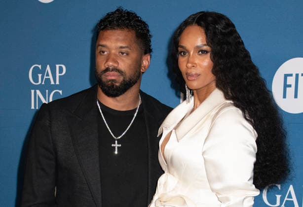 NEW YORK, NY APRIL 14 Russell Wilson and Ciara at the 2026 FIT Annual Gala Honoring Richard Dickson at the Cathedral of St John the Divine on April 14, 2026 in New York City Credit Jack Fycke AdMedia 455055 2026 04 14 New York New York City  Copyright: xAdMediax STAR_455055_026