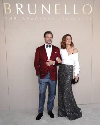 Joshua Jackson, Katie Holmes at arrivals for BRUNELLO: THE GRACIOUS VISIONARY Gala Screening, David H. Koch Theater at Lincoln Center, New York, NY, April 14, 2026. Photo By: Kristin Callahan Everett Collection BRUNELLO: THE GRACIOUS VISIONARY Gala Screening PUBLICATIONXNOTxINxCANxCHNxFRAxITAxJPNxNORxPOLxRUSxESPxUKxUSA
