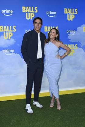 Sacha Baron Cohen, Molly Shannon at arrivals for BALLS UP Premiere, Harmony Gold Theater, Los Angeles, CA, April 14, 2026. Photo By: Elizabeth Goodenough Everett Collection BALLS UP Premiere PUBLICATIONXNOTxINxCANxCHNxFRAxITAxJPNxNORxPOLxRUSxESPxUKxUSA