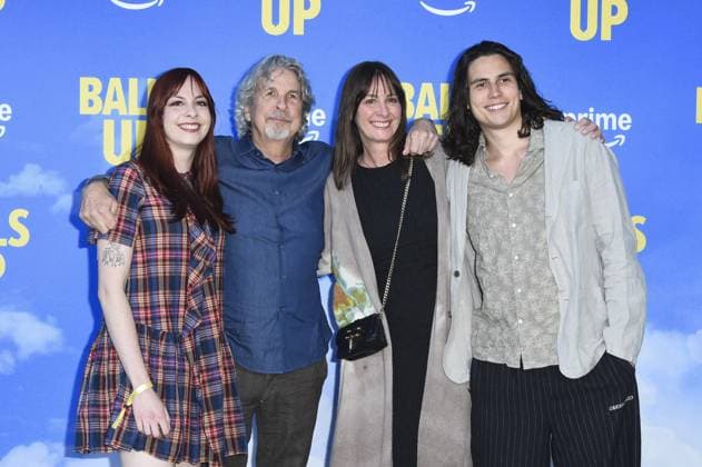 Peter Farrelly, family at arrivals for BALLS UP Premiere, Harmony Gold Theater, Los Angeles, CA, April 14, 2026. Photo By: Elizabeth Goodenough Everett Collection BALLS UP Premiere PUBLICATIONXNOTxINxCANxCHNxFRAxITAxJPNxNORxPOLxRUSxESPxUKxUSA