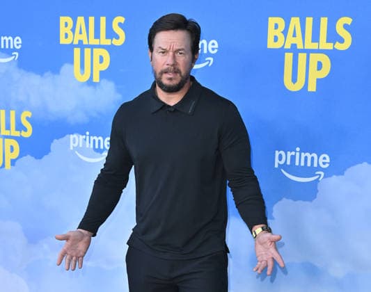 Amazon MGM Studios™s ˜Balls Up™ Premiere Mark Wahlberg arriving at Amazon MGM Studios™s Balls Up? premiere held at the Harmony Gold Theatre on April 14, 2026 in Los Angeles, CA. Los Angeles Harmony Gold Theatre California USA Copyright: xLeexWattx xAFF-USA.COMx
