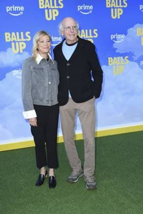 Ashley Underwood, Larry David at arrivals for BALLS UP Premiere, Harmony Gold Theater, Los Angeles, CA, April 14, 2026. Photo By: Elizabeth Goodenough Everett Collection BALLS UP Premiere PUBLICATIONXNOTxINxCANxCHNxFRAxITAxJPNxNORxPOLxRUSxESPxUKxUSA