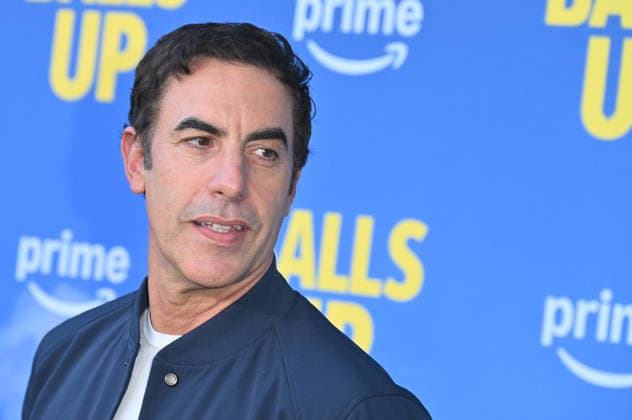 Amazon MGM Studios™s ˜Balls Up™ Premiere Sacha Baron Cohen arriving at Amazon MGM Studios™s Balls Up? premiere held at the Harmony Gold Theatre on April 14, 2026 in Los Angeles, CA. Los Angeles Harmony Gold Theatre California USA Copyright: xLeexWattx xAFF-USA.COMx