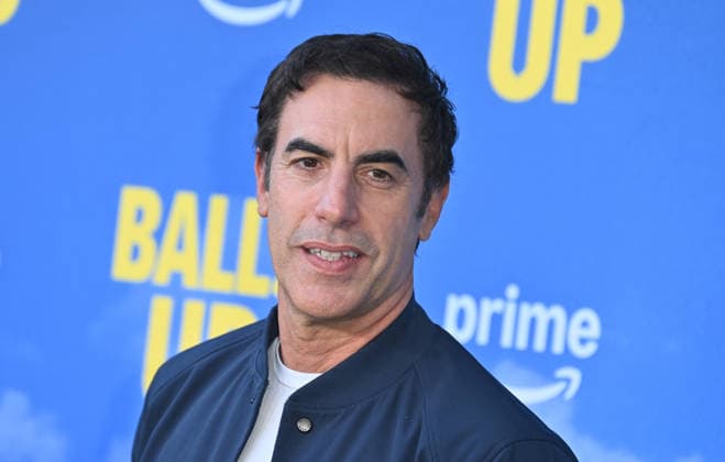 Amazon MGM Studios™s ˜Balls Up™ Premiere Sacha Baron Cohen arriving at Amazon MGM Studios™s Balls Up? premiere held at the Harmony Gold Theatre on April 14, 2026 in Los Angeles, CA. Los Angeles Harmony Gold Theatre California USA Copyright: xLeexWattx xAFF-USA.COMx