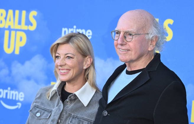 Amazon MGM Studios™s ˜Balls Up™ Premiere Ashley Underwood and Larry David arriving at Amazon MGM Studios™s Balls Up? premiere held at the Harmony Gold Theatre on April 14, 2026 in Los Angeles, CA. Los Angeles Harmony Gold Theatre California USA Copyright: xLeexWattx xAFF-USA.COMx