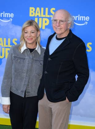 Balls Up Premiere - Los Angeles, USA LOS ANGELES, USA. April 14, 2026: Larry David & Ashley Underwood at the premiere for Balls Up at the Harmony Gold Theatre. Los Angeles CA USA  Copyright: xPaulxSmith Featureflashx