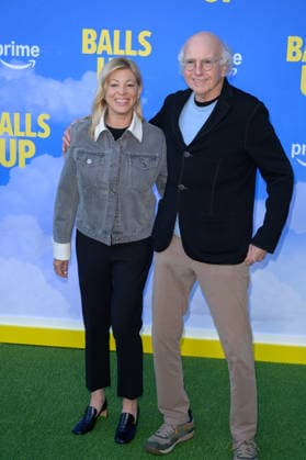 Balls Up Premiere - Los Angeles, USA LOS ANGELES, USA. April 14, 2026: Larry David & Ashley Underwood at the premiere for Balls Up at the Harmony Gold Theatre. Los Angeles CA USA  Copyright: xPaulxSmith Featureflashx