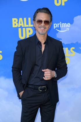 Balls Up Premiere - Los Angeles, USA LOS ANGELES, USA. April 14, 2026: Benjamin Bratt at the premiere for Balls Up at the Harmony Gold Theatre. Los Angeles CA USA  Copyright: xPaulxSmith Featureflashx