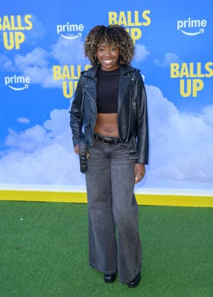Balls Up Premiere - Los Angeles, USA LOS ANGELES, USA. April 14, 2026: Demi Mykal at the premiere for Balls Up at the Harmony Gold Theatre. Los Angeles CA USA  Copyright: xPaulxSmith Featureflashx