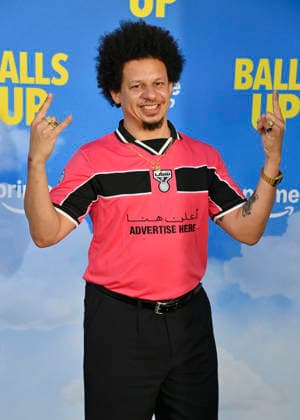 Cast member Eric Andre attends the premiere of the motion picture sports comedy Balls Up at the Harmony Gold Theater in Los Angeles on Tuesday, April 14, 2026. Storyline: Two marketers pitch a bold new condom World Cup sponsorship. After a booze-fueled scandal, they must outrun chaos to survive.  LAP2026041413 JIMxRUYMEN