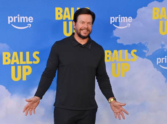 Cast member Marc Wahlberg attends the premiere of the motion picture sports comedy Balls Up at the Harmony Gold Theater in Los Angeles on Tuesday, April 14, 2026. Storyline: Two marketers pitch a bold new condom World Cup sponsorship. After a booze-fueled scandal, they must outrun chaos to survive.  LAP2026041418 JIMxRUYMEN