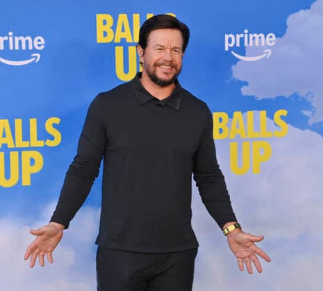 Cast member Marc Wahlberg attends the premiere of the motion picture sports comedy Balls Up at the Harmony Gold Theater in Los Angeles on Tuesday, April 14, 2026. Storyline: Two marketers pitch a bold new condom World Cup sponsorship. After a booze-fueled scandal, they must outrun chaos to survive.  LAP2026041419 JIMxRUYMEN