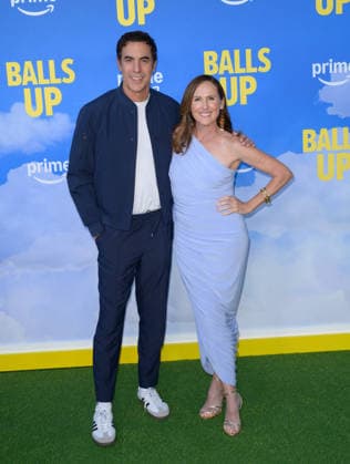 Balls Up Premiere - Los Angeles, USA LOS ANGELES, USA. April 14, 2026: Sacha Baron Cohen & Molly Shannon at the premiere for Balls Up at the Harmony Gold Theatre. Los Angeles CA USA  Copyright: xPaulxSmith Featureflashx
