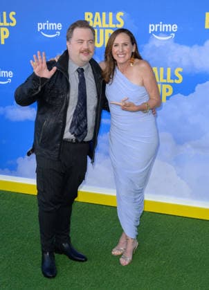 Balls Up Premiere - Los Angeles, USA LOS ANGELES, USA. April 14, 2026: Paul Walter Hauser & Molly Shannon at the premiere for Balls Up at the Harmony Gold Theatre. Los Angeles CA USA  Copyright: xPaulxSmith Featureflashx
