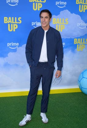 Balls Up Premiere - Los Angeles, USA LOS ANGELES, USA. April 14, 2026: Sacha Baron Cohen at the premiere for Balls Up at the Harmony Gold Theatre. Los Angeles CA USA  Copyright: xPaulxSmith Featureflashx