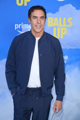 Balls Up Premiere - Los Angeles, USA LOS ANGELES, USA. April 14, 2026: Sacha Baron Cohen at the premiere for Balls Up at the Harmony Gold Theatre. Los Angeles CA USA  Copyright: xPaulxSmith Featureflashx