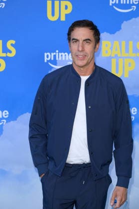 Balls Up Premiere - Los Angeles, USA LOS ANGELES, USA. April 14, 2026: Sacha Baron Cohen at the premiere for Balls Up at the Harmony Gold Theatre. Los Angeles CA USA  Copyright: xPaulxSmith Featureflashx