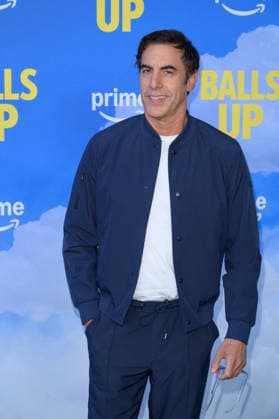 Balls Up Premiere - Los Angeles, USA LOS ANGELES, USA. April 14, 2026: Sacha Baron Cohen at the premiere for Balls Up at the Harmony Gold Theatre. Los Angeles CA USA  Copyright: xPaulxSmith Featureflashx