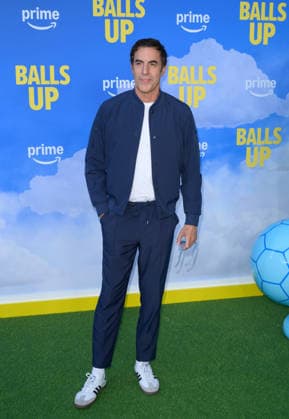 Balls Up Premiere - Los Angeles, USA LOS ANGELES, USA. April 14, 2026: Sacha Baron Cohen at the premiere for Balls Up at the Harmony Gold Theatre. Los Angeles CA USA  Copyright: xPaulxSmith Featureflashx