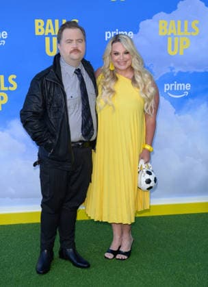 Balls Up Premiere - Los Angeles, USA LOS ANGELES, USA. April 14, 2026: Paul Walter Hauser & Amy Boland Hauser at the premiere for Balls Up at the Harmony Gold Theatre. Los Angeles CA USA  Copyright: xPaulxSmith Featureflashx