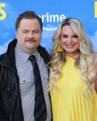 Premiere Of Amazon MGM Studios Balls Up 14 April 2026 . Los Angeles, California - Paul Walter Hauser, Amy Boland Hauser, At Premiere Of Amazon MGM Studios Balls Up held at Harmony Gold in Los Angeles., Credit:Sadou Faye Avalon United States, CA, Los Angeles, Harmony Gold  Copyright: xSadouxFayex xAvalonx 1091094021