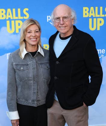 Premiere Of Amazon MGM Studios Balls Up 14 April 2026 . Los Angeles, California - Ashley Underwood, Larry David, At Premiere Of Amazon MGM Studios Balls Up held at Harmony Gold in Los Angeles., Credit:Sadou Faye Avalon United States, CA, Los Angeles, Harmony Gold  Copyright: xSadouxFayex xAvalonx 1091093697