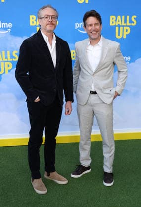Premiere Of Amazon MGM Studios Balls Up 14 April 2026 . Los Angeles, California - Paul Wernick, Rhett Reese, At Premiere Of Amazon MGM Studios Balls Up held at Harmony Gold in Los Angeles., Credit:Sadou Faye Avalon United States, CA, Los Angeles, Harmony Gold  Copyright: xSadouxFayex xAvalonx 1091093701