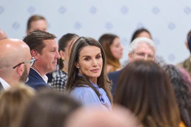 Spanish Royals visit to the Jose Maria de Llanos Foundation Queen Letizia of Spain visit to the Jose Maria de Llanos Foundation to mark the 25th anniversary of the Escuela de Hosteleria del Sur at Jose Maria de Llanos Foundation on April 15, 2026 in Madrid, Spain Photo by IMAGO MPG Madrid Jose Maria de Llanos Foundation Madrid Spain  Copyright: xMPGx