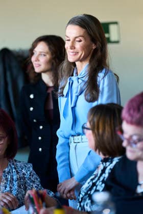 Spanish Royals visit to the Jose Maria de Llanos Foundation Queen Letizia of Spain visit to the Jose Maria de Llanos Foundation to mark the 25th anniversary of the Escuela de Hosteleria del Sur at Jose Maria de Llanos Foundation on April 15, 2026 in Madrid, Spain Photo by IMAGO MPG Madrid Jose Maria de Llanos Foundation Madrid Spain  Copyright: xMPGx